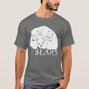 Polar Bear Art T - Shirt Bären Cubs Unisex T - Shi
