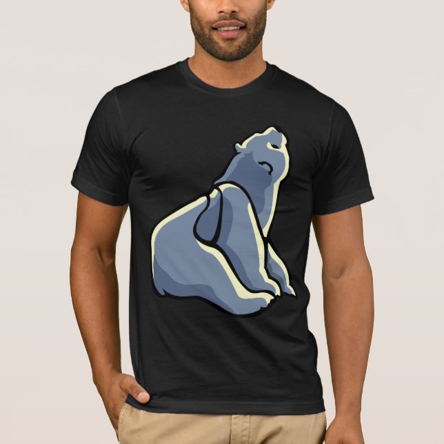 Polar Bear Art T - Shirt Unisex Polar Bear Shirt (Vorderseite)