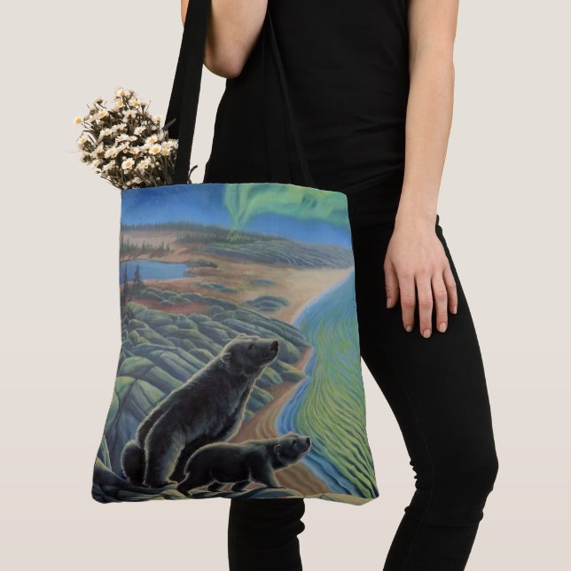 Polar Bear Art Tote Bag Beluga Whale Art Bag (Von Nahem)