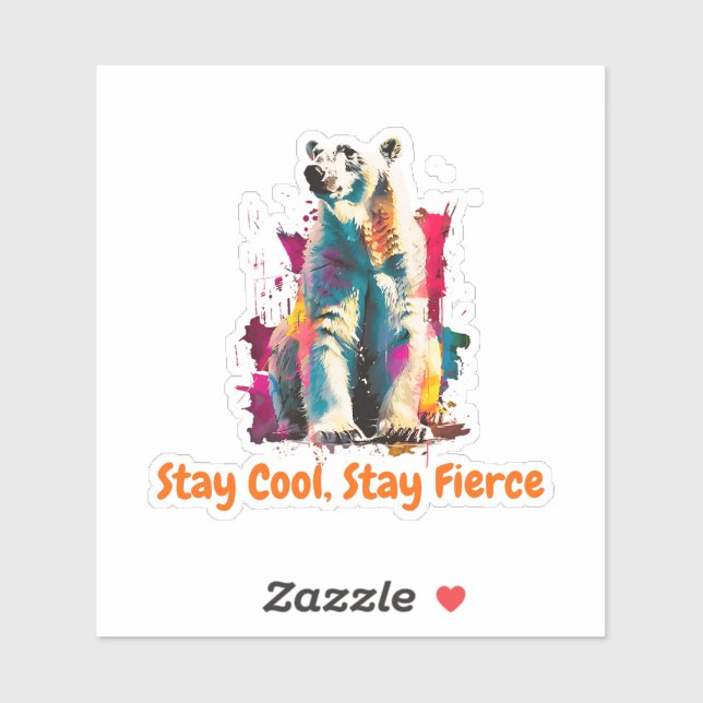 Polar Bear Aufkleber (Blatt)