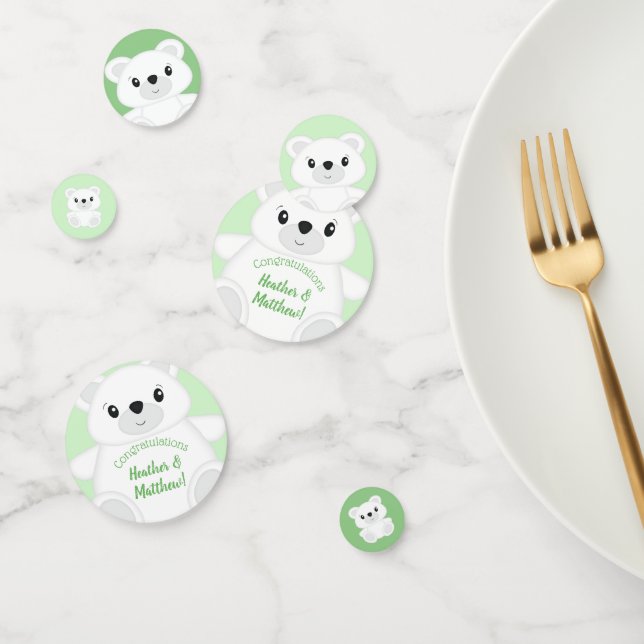 Polar Bear Baby Dusche Konfetti (Gruppe)