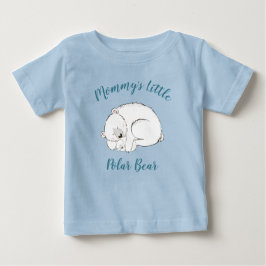 Polar Bear Baby Dusche Winter Blue Boy T-shirt