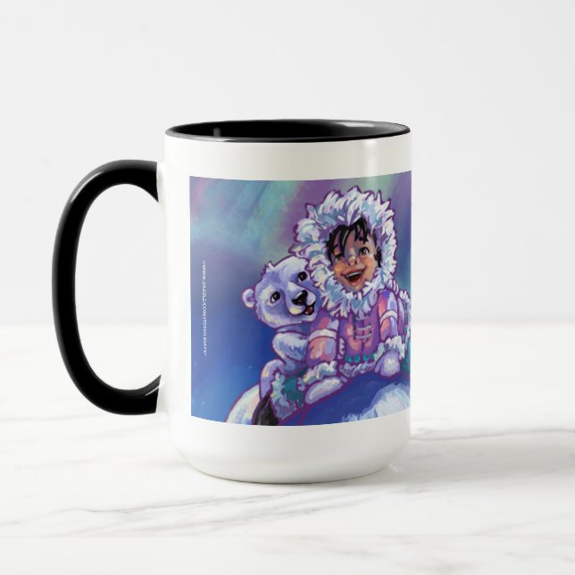 Polar Bear Bus Tasse (Links)