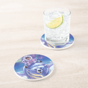 Polar Bear Bus Untersetzer