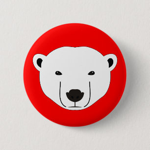 Polar Bear Button
