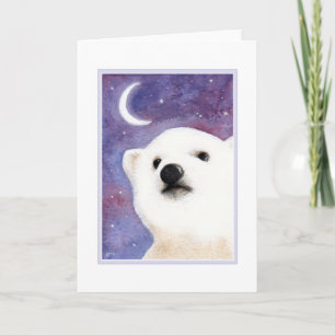 Polar Bear Card Feiertagskarte