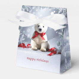 Polar Bear Christmas Holiday Gift Box Geschenkschachtel