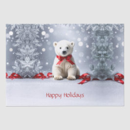 Polar Bear Christmas Holiday Tissue Paper Seidenpapier