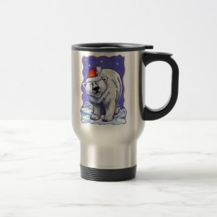 Polar Bear Christmas Reisebecher