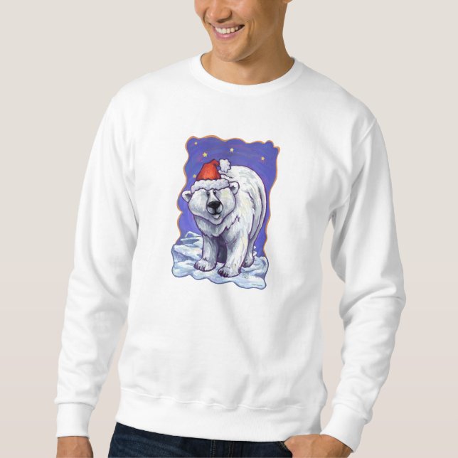 Polar Bear Christmas Sweatshirt (Vorderseite)