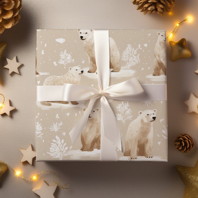 Polar Bear Christmas Winter Geschenkpapier Set (Von Creator hochgeladen)