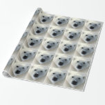 Polar Bear Christmas Wrap Paper Geschenkpapier<br><div class="desc">Weihnachtsbilder,  Designs und Kunstwerke von Eisbären - Bilder und Gemälde von Eisbären - Wildtiere der Welt</div>