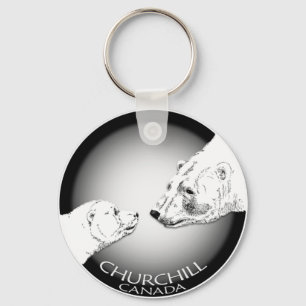 Polar Bear Chuchill Key Chain Souvenir Schlüsselan Schlüsselanhänger