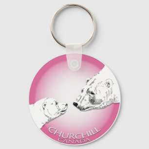 Polar Bear Chuchill Key Chain Souvenir Schlüsselan Schlüsselanhänger