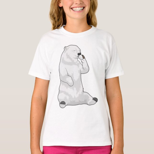 Polar bear Coffee Cup T-Shirt (Vorderseite)