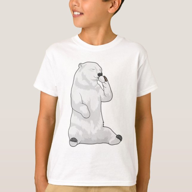 Polar bear Coffee Cup T-Shirt (Vorderseite)