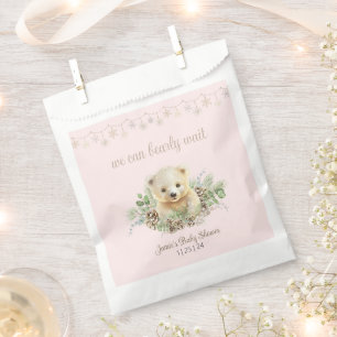 Polar Bear Cub Bear Bear Brearly Wait Pink Winter  Geschenktütchen