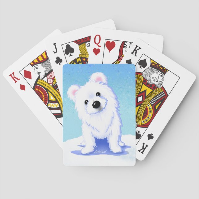 Polar Bear Cub Classic Playing Cards Spielkarten (Rückseite)