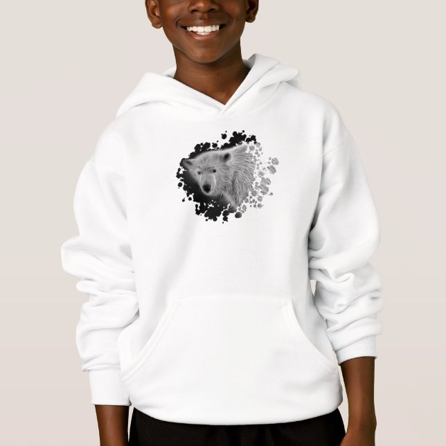 Polar Bear Cub Hoodie (Vorderseite)
