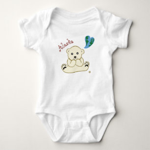 Polar Bear Cube Bodysuit für Baby Strampler