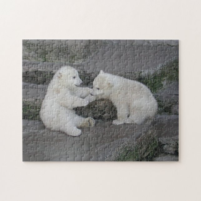 Polar Bear Cubs Puzzle (Horizontal)