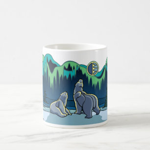 Polar Bear Cup Tribal Bear Art Tasse Cups Bärenges