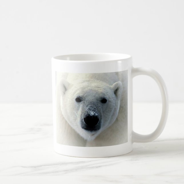 Polar Bear Face Tasse (Rechts)