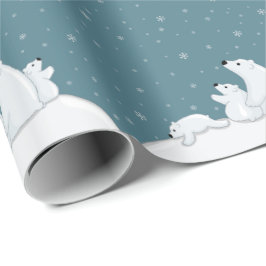 Polar Bear Family Geschenkpapier