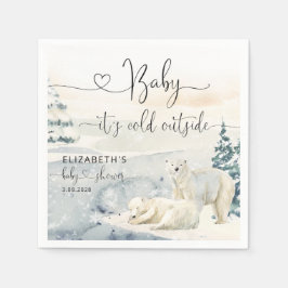 Polar Bear | Forest Baby Dusche Serviette