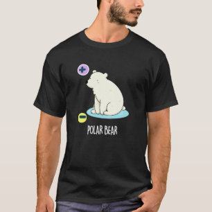 Polar Bear Funny Science Pub Dark BG T-Shirt