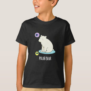 Polar Bear Funny Science Pub Dark BG T-Shirt
