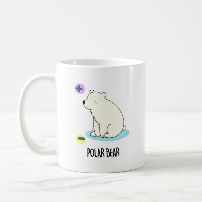 Polar Bear Funny Science Pub Kaffeetasse (Links)
