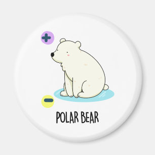 Polar Bear Funny Science Pub Magnet