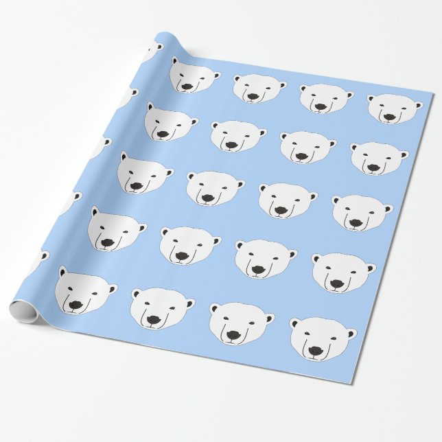 Polar Bear Geschenkpapier (Ungerollt)