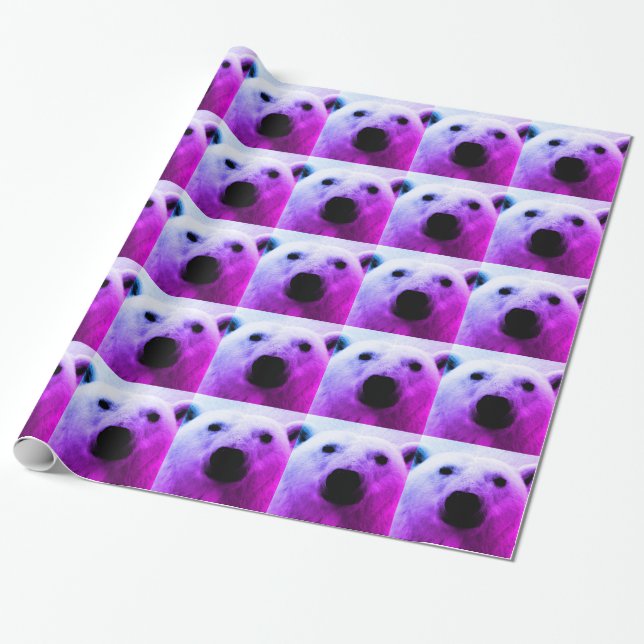 Polar Bear Geschenkpapier (Ungerollt)