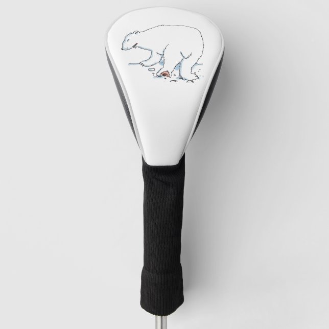 Polar Bear Golf Cover Headcover (Vorderseite)