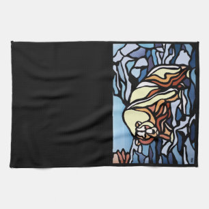 Polar Bear Handtuch Native Art Bear Tee Handtuchge