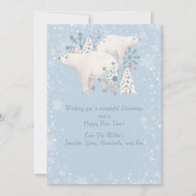 Polar Bear Holiday Card