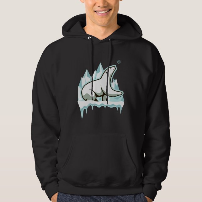 Polar Bear Hoodie (Vorderseite)
