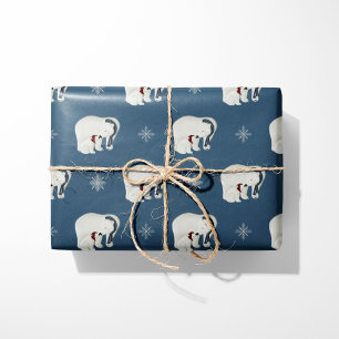 Polar Bear Hugs Holiday Geschenkpapier