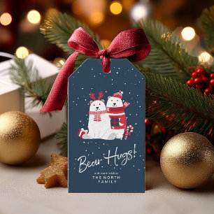 Polar Bear Hugs & Warm Wishs ID851 Geschenkanhänger