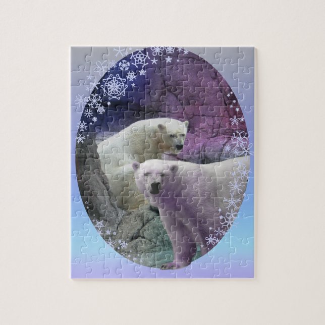 Polar Bear Indy Zoo Puzzle (Vertikal)