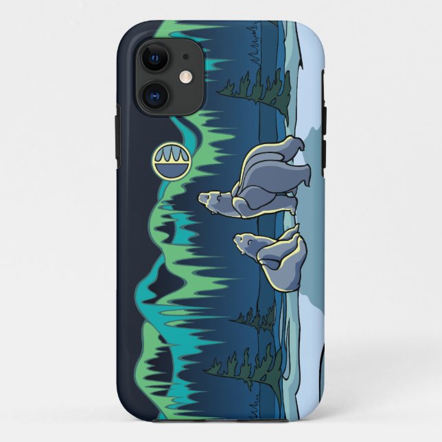 Polar Bear IPhone 5 Case Wildlife Art Bear Geschen (Rückseite)