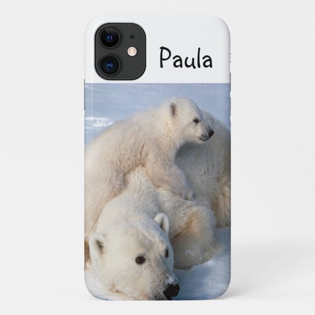 Polar Bear iPhone Case (Rückseite)