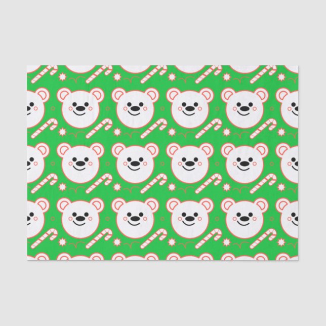 Polar Bear Joy Seidenpapier (Vorderseite)