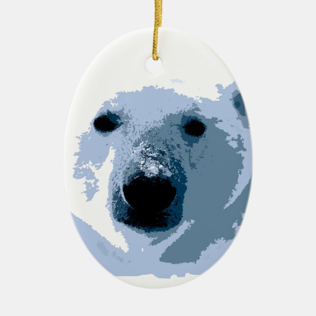 Polar Bear Keramikornament (Vorne)