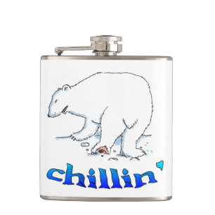 Polar Bear Kühlkolben umhüllte Flasche Flachmann