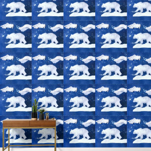 Polar Bear Kunst von Kindern Tapete