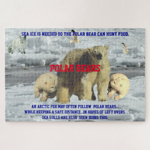 Polar Bear Life 20" x 30", 1014 Stück Puzzle