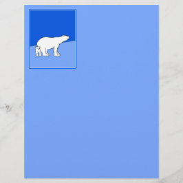 Polar Bear Mama and Cub Painting - Wildlife Art